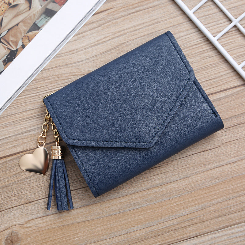Wholesale PU Short Tassel Women's Purse